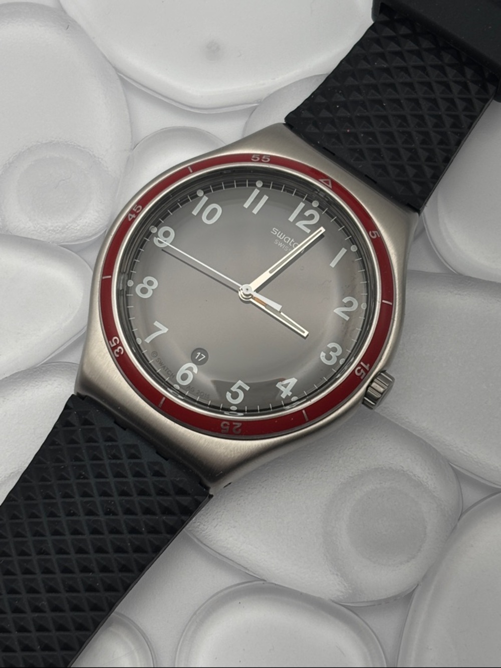 Swatch Watch - YWS417 - RED WHEEL